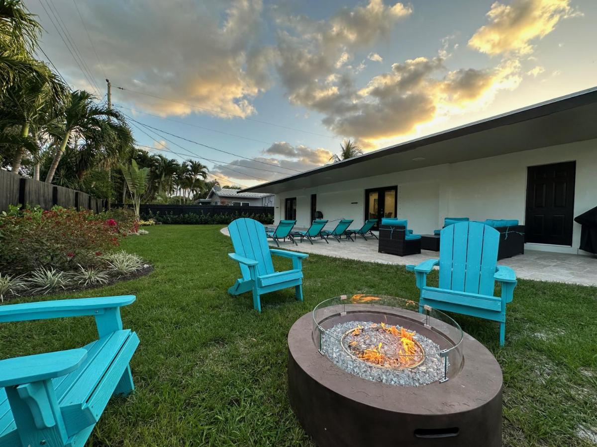 Willa The Sun House - 3 Bed, 2 Bath, Private Pool, Fire Pit, Huge Backyard Fort Lauderdale Zewnętrze zdjęcie